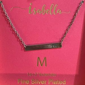 Isabella letter necklace